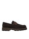 Suede Ανδρικά Loafers σε Καφέ Χρώμα