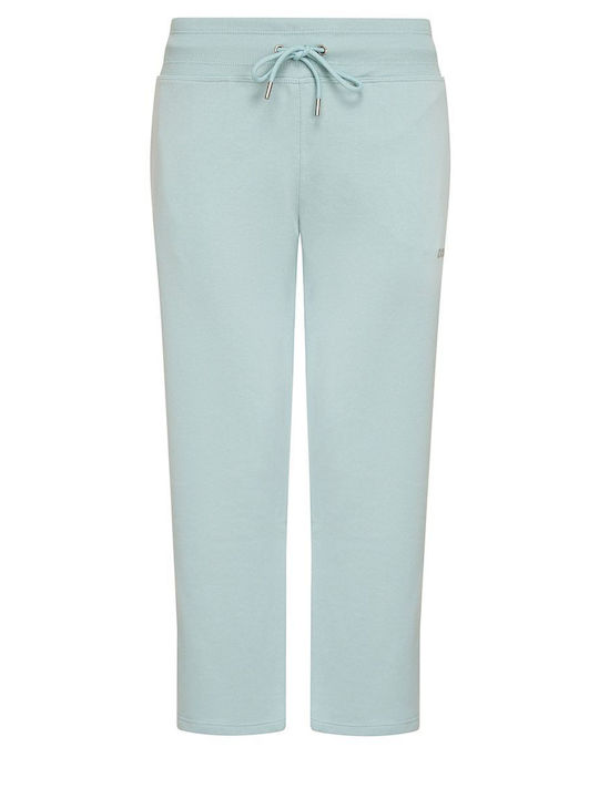 Women's Fabric Trousers Light Blue