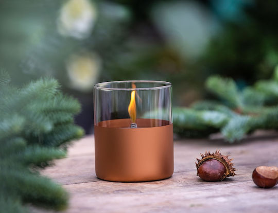 Tenderflame Desktop Bioethanol Fireplace Indoor Outdoor Beige 10x11.5cm