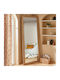 Floor Mirror With Beige Plastic Frame 195x72cm