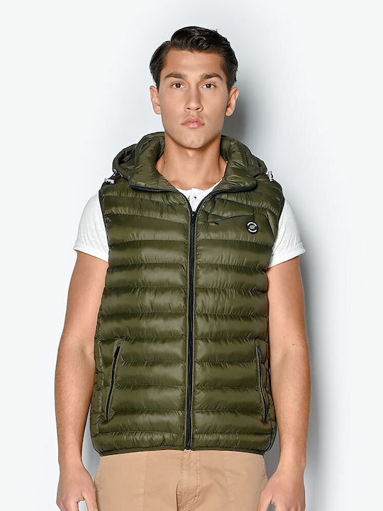 Brokers Jeans Sleeveless Jacket Khaki
