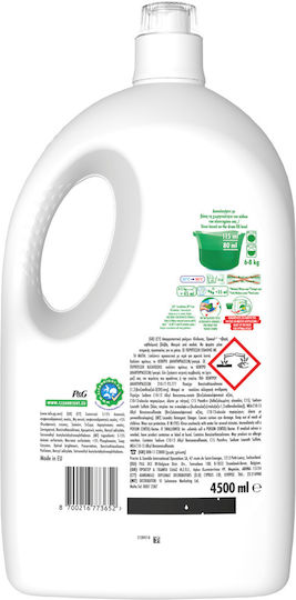 Ariel Alpine Liquid Laundry Detergent for White Clothes 100 Washes