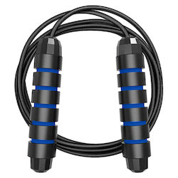 Bootic Sari de Fitness Ajustabilă Maner Ergonomic din Spumă 275cm Albastru