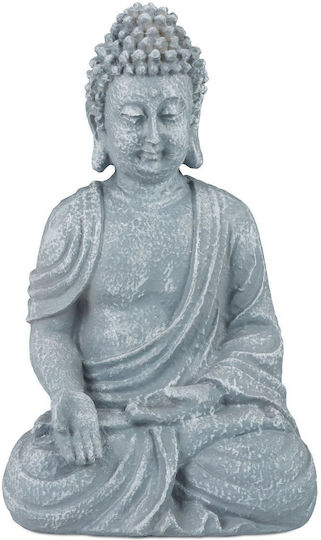 Decorative Buddha Figurine Symbol Happiness Relaxation 30 X 18 X 11 Cm Gray Relaxdays Decorative Buddha Figurine Symbol Happiness Relaxation 30 X 18 X 11 Cm Gray Relaxdays