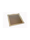 Holz Quadratisch Serviertablett in Beige Farbe 37x37cm C04402 1Stück