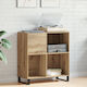 vidaXL Records Hi-Fi Furniture Black 38x84.5x90cm