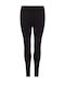 Frauen Gekürzt Leggings Schwarz