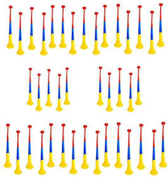 Set 40 Tricolor Vuvuzelas Stadium Horns Parties Events