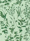 Self-Adhesive Waterproof Wallpaper Green Flowers Leaves Pattern 44x300cm