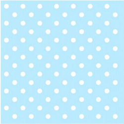 Decoupage Napkin Pastel Blue Polka Dot 1 Piece