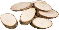 Tree Trunk Slices 7.5x4.5 Cm Approximately Set of 20 Pieces
