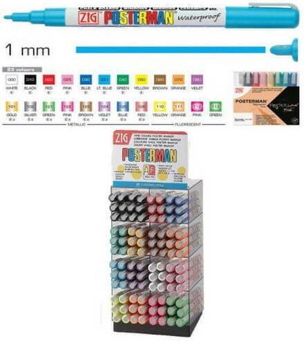 Zig Zag Marker Silver