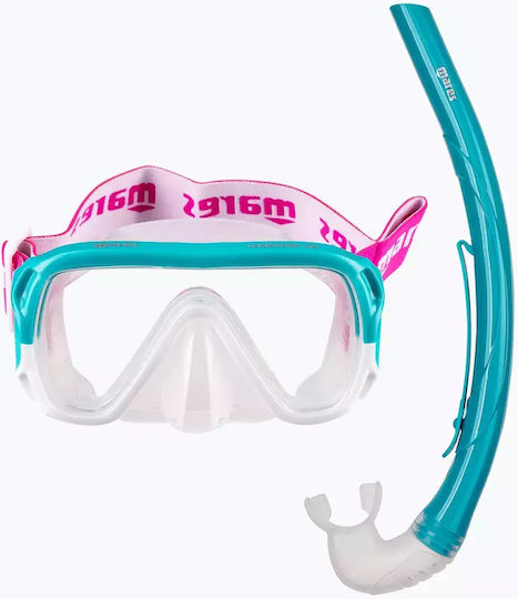 Kinder Tauchmaske mit Schnorchel Combo Keewee Weiße