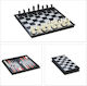 3in1 Joc Relaxdays Sah Table Dame Magnetic Board 2 X 32 X 32 Cm