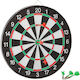 Joc Darts 43 cm Diametru Tablă 6 Săgeți cu Vârf Metalic Joc Față-verso Material Oțel și Plută
