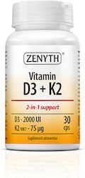 Zenyth Vitamina D3 2000iu 75mcg Natural 30 capace