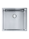 Franke Square Bxx 210-45 1270649722 Drop-In Sink Inox W49xD45cm Silver