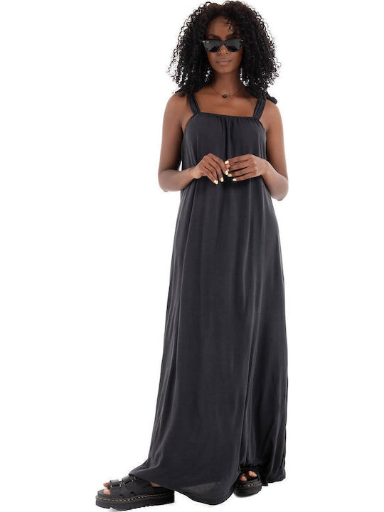 Only Hannah Sommer Maxi Damenkleid Schwarz