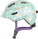 Abus Smiley 3.0 Led Rainbow Bicycle Helmet Blue-green Kids Size S