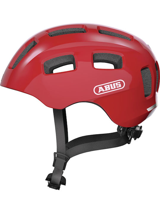 Abus Youn-i 2.0 Blaze Red Bicycle Helmet Kids Size M