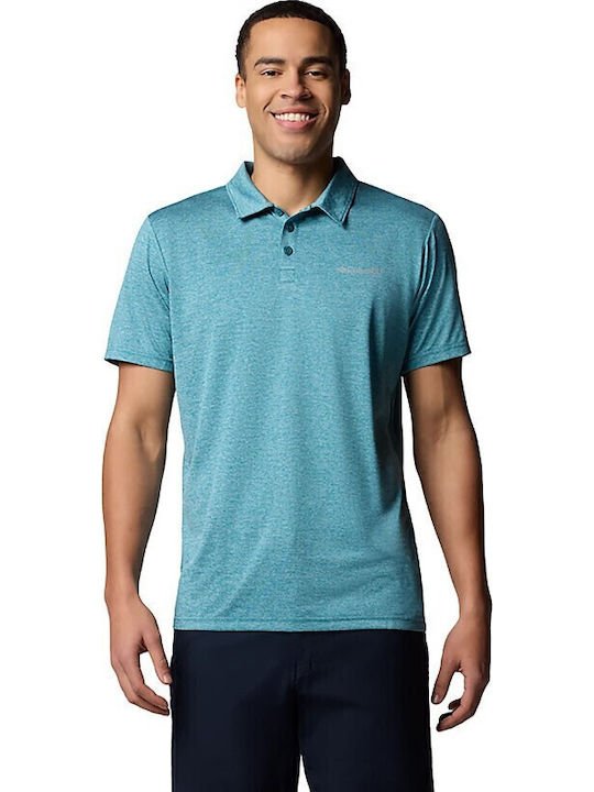 Columbia Hike Polo T-shirt River Blue Heather