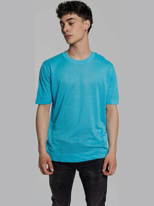 Karl Lagerfeld Short Sleeve Blouse Blue