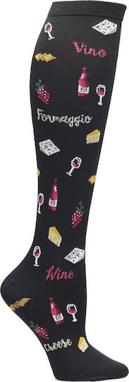 Nurse Mates Κάλτσες Κάτω Γόνατος Διαβαθμισμένης Συμπίεσης 12-14 mmHg Μπορντό