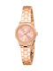 Roberto Cavalli Women's Watch with Pink Gold Metal Bracelet