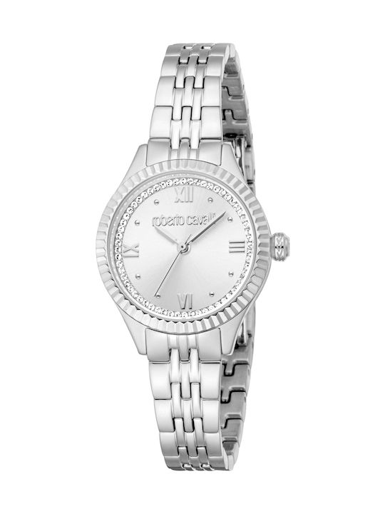Roberto Cavalli Women's Watch with Silver Metal...