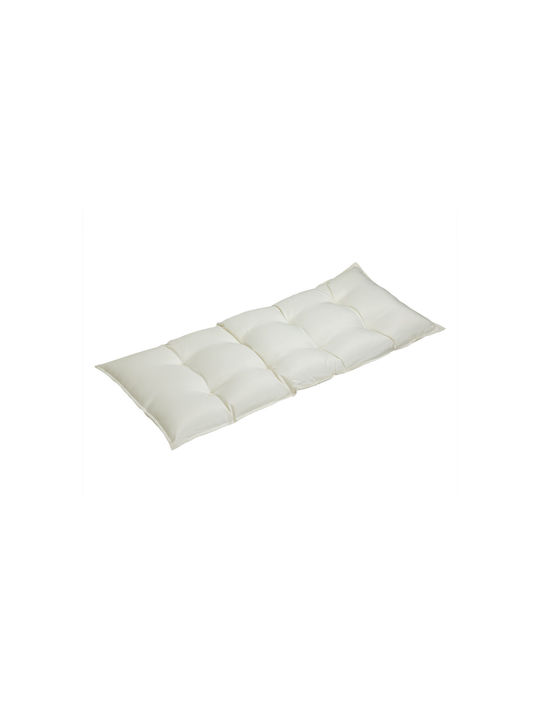 Detex Pernă De Bancă De Grădină Rotundă Crem 50x110cm