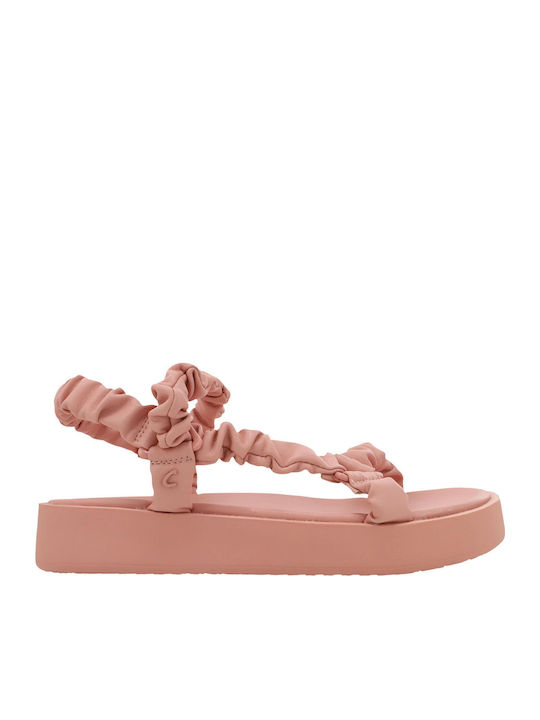 Γυναικεία Σανδάλια Flatforms Ροζ