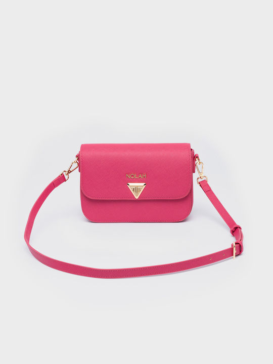 Nolah Fiona Damen Flap-Tasche Pink Light Gold