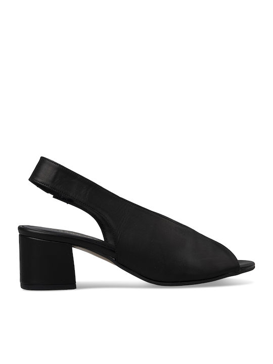 Leather Sandals Black