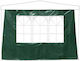 Set 4 Seitenwände Pavillon Relaxdays Maße je 2x3m Dunkelgrün
