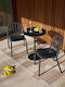 Outdoor Chair Aluminum Anthracite 2pcs 52x56x80.5cm