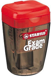 Stabilo Exam Plastic Sharpener Red Barrel 1pcs