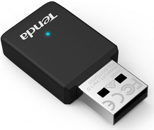 Tenda U11 USB Network Adapter with Wireless Wi-Fi Connection 886Mbps