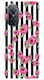 Huawei Nova 9 Se Roses Black Line Transparent Silicone TPU Case