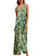 Лятна Maxi Рокля Pool Green
