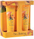 Primo Bagno So Juicy Mango Peach Skin Care Set for Moisturizing & Body Cleaning 2pcs