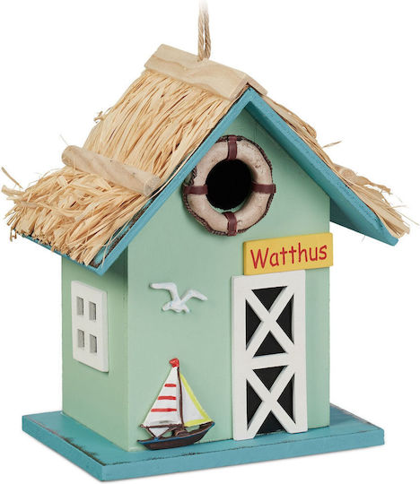 Dekoratives Vogelhaus 24,5 x 19 x 13,5 cm