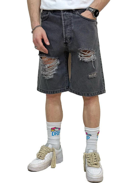 Men's Shorts Jeans Black