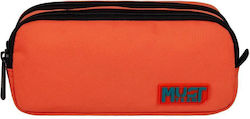 Must Team Monochrome Pencil Case Barrel with 2 ...