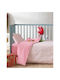 Kentia Cereza Baby Sheets Set Crib Cotton Pink 120x170cm 3pcs
