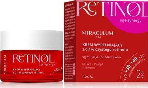 Miraculum Retinol Age Synergy Антистарееща Нощна Крем за Лице с Ретинол 50ml