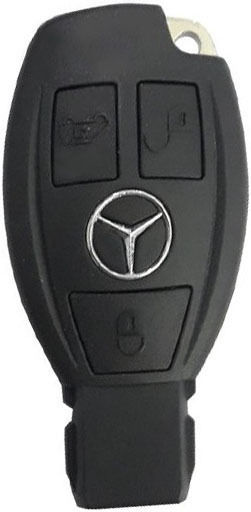 Remote Control Shell with 3 Buttons for Mercedes Benz / Smart
