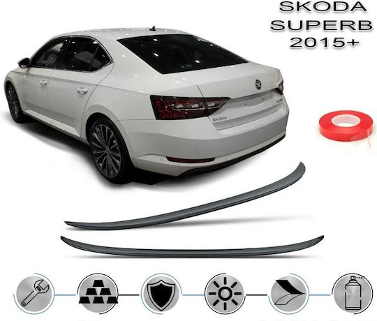 Best-Ka Спойлер за Автомобили Отзад Съвместим с Skoda Изключителен 2015-2020