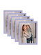 Muzilife Light Purple Photo Frames 20x25 Cm Set 5 Pieces