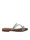 Women's Flat Sandals in White Color