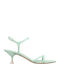 Sandals from Patent Leather Green